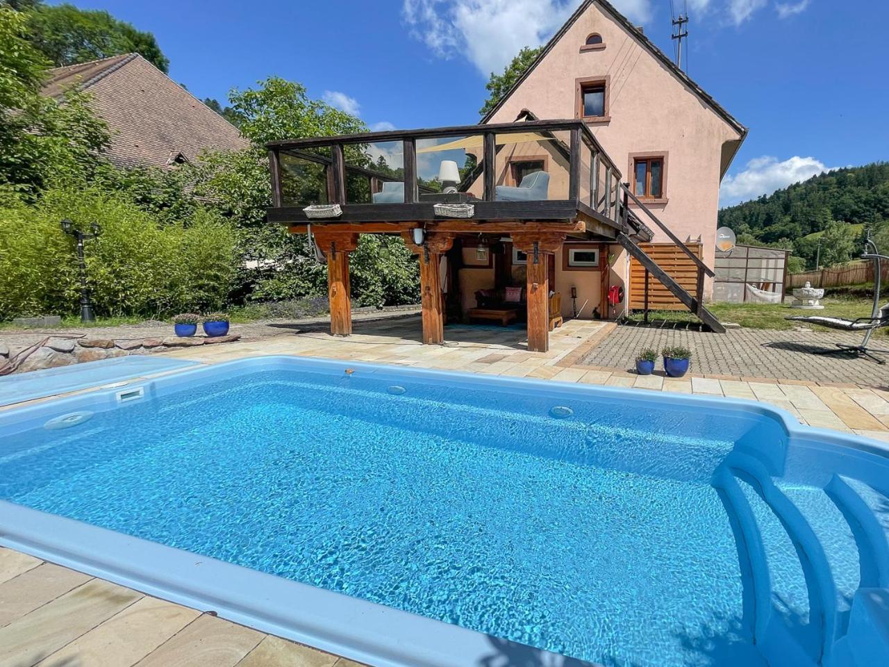 Ferienhaus Kappel Mit Pool Freiburg im Breisgau Exterior foto